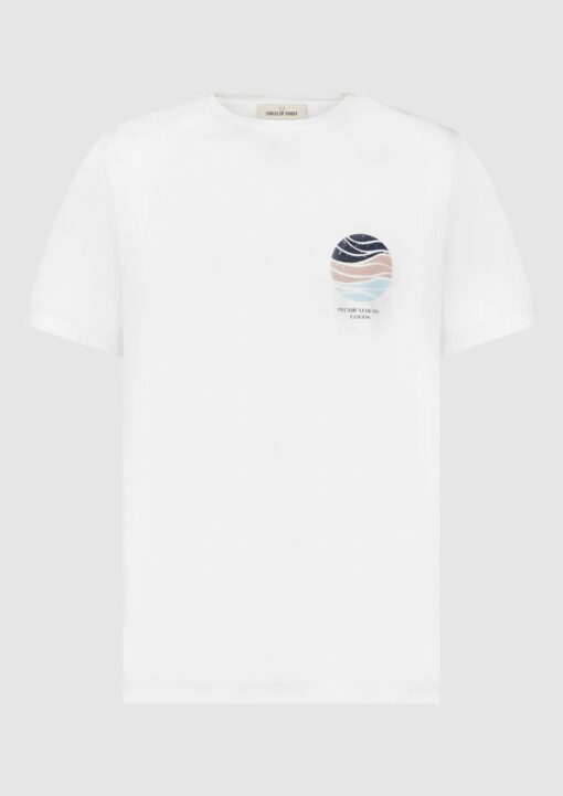 CIRCLE OF TRUST WAVES TEE WHITE