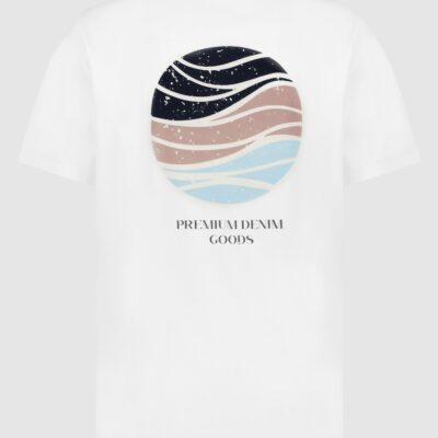 CIRCLE OF TRUST WAVES TEE WHITE