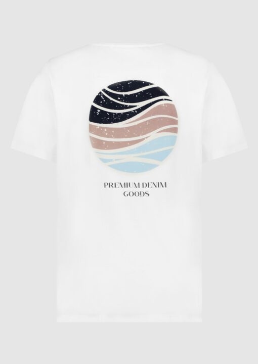 CIRCLE OF TRUST WAVES TEE WHITE