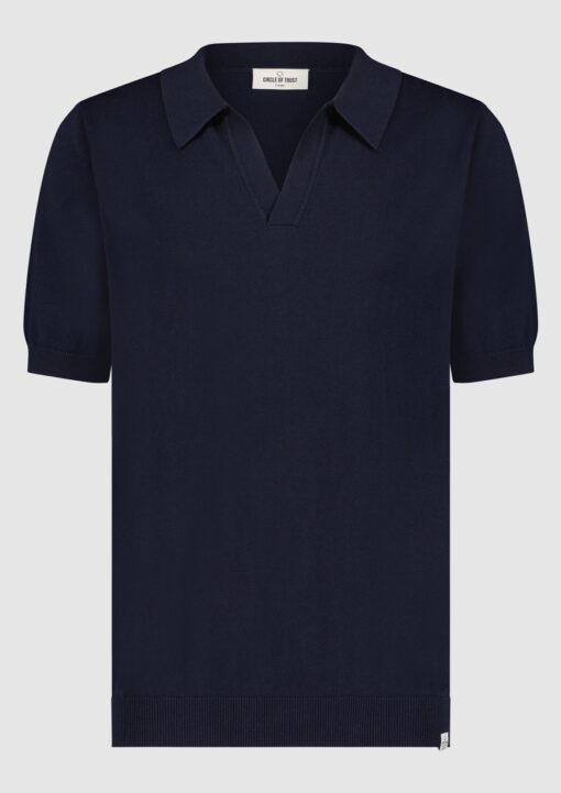 CIRCLE OF TRUST GAVIN POLO MULBERRY BLUE