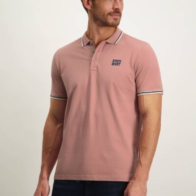 State of Art Piqué polo roze