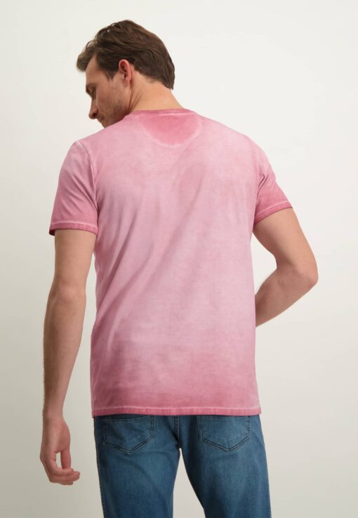 State of Art T-shirt met digitale print oud roze