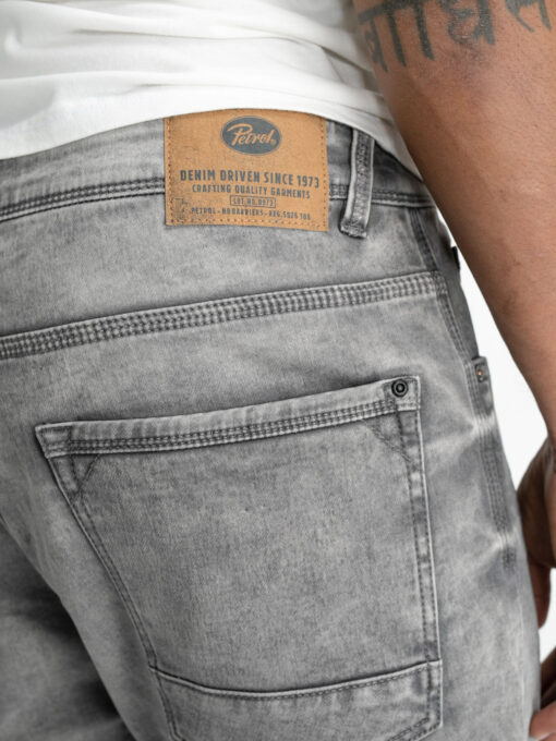 PETROL INDUSTRIES JACKSON DENIM SHORT LICHT GRIJS