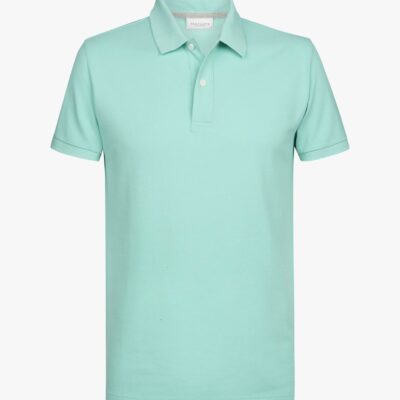 Profuomo Mint pique polo