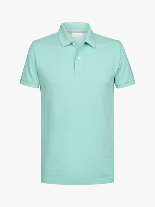 Profuomo Mint pique polo