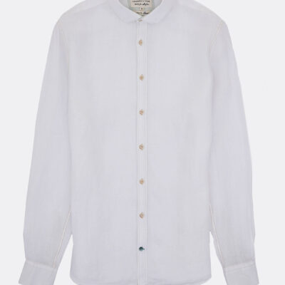 Colour & Sons Basic Linnen Shirt Wit