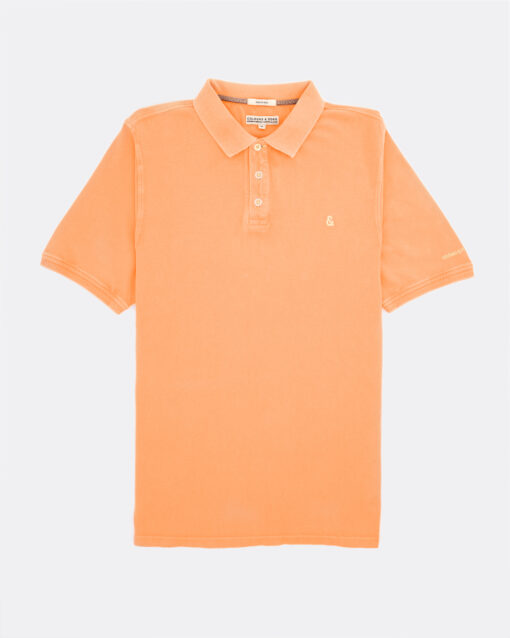Colours & Sons Polo-Shirt Piqué Oranje