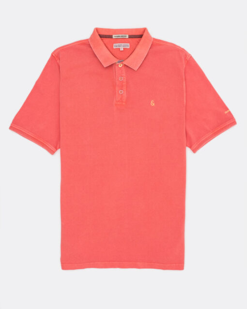 Colours & Sons Polo-Shirt Piqué zalm
