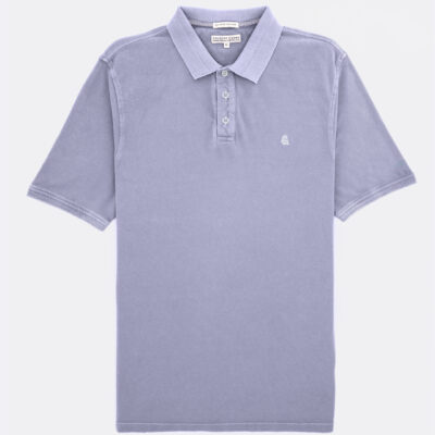 Colours & Sons Polo-Shirt Piqué blauw/paars