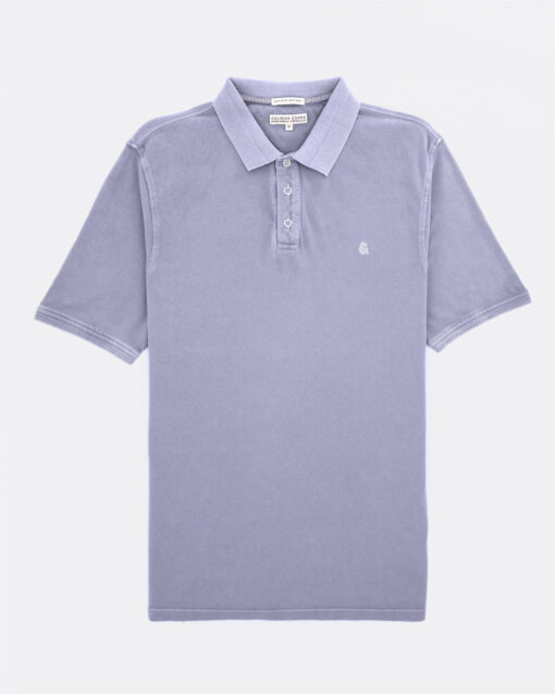 Colours & Sons Polo-Shirt Piqué blauw/paars