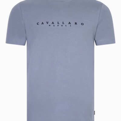 CAVALLARO NAPOLI CAVAGIO T-SHIRT BLAUW