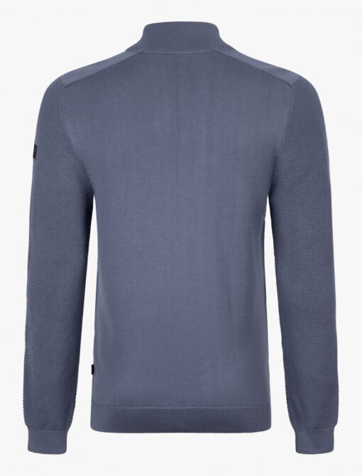 CAVALLARO NAPOLI TREZZO HALF ZIP TRUI BLAUW