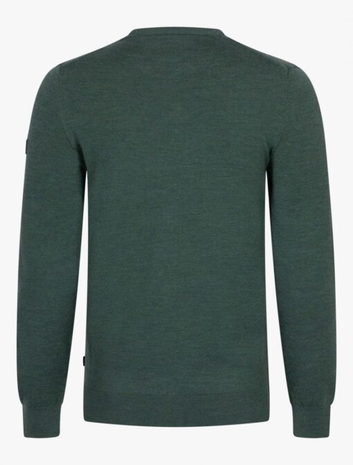 CAVALLARO NAPOLI MERINO V-NECK TRUI GROEN