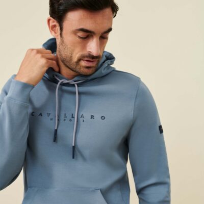 CAVALLARO NAPOLI LEZZERO HOODIE BLAUW