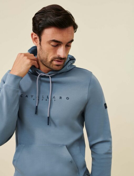 CAVALLARO NAPOLI LEZZERO HOODIE BLAUW