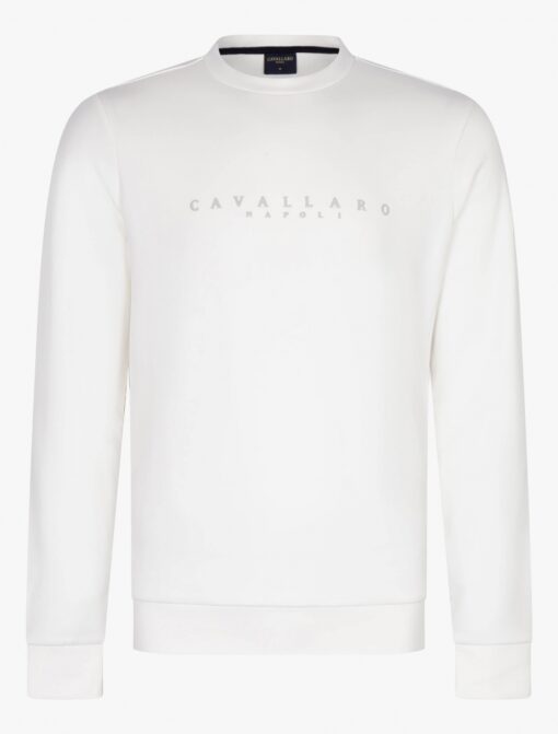 CAVALLARO NAPOLI LECCONE SWEATER OFF WHITE