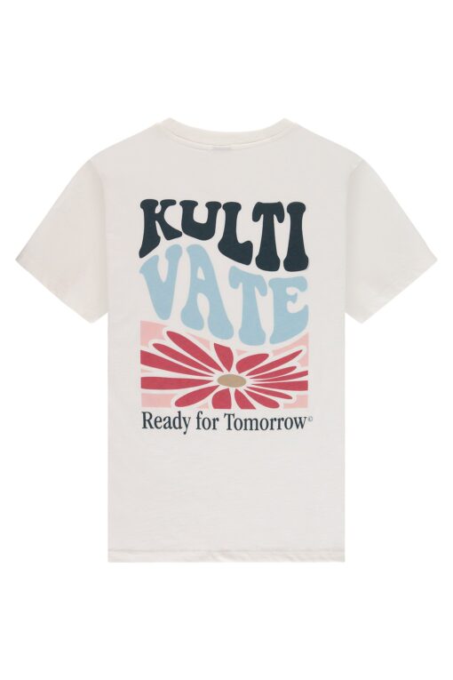 Kultivate Tshirt Flower blanc de blanc