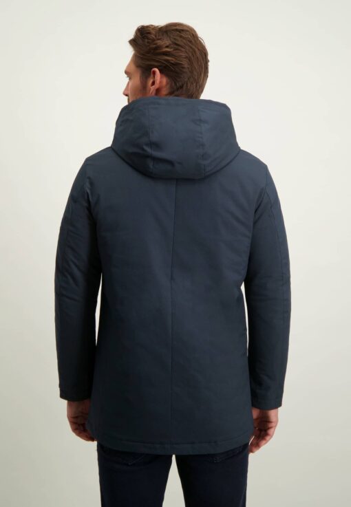 State of Art OUTERWEAR jas van polyester met rits donkerblauw uni