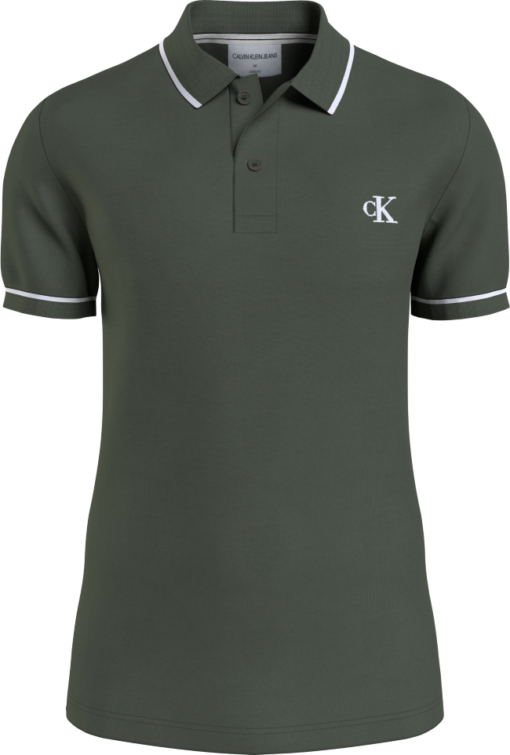 Calvin Klein Slim Poloshirt Thyme