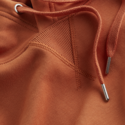 Calvin Klein Hoodie Van Badstofkatoen Met Embleem Burnt clay