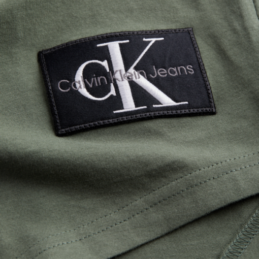 Calvin Klein T-Shirt Van Katoen Met Embleem Thyme