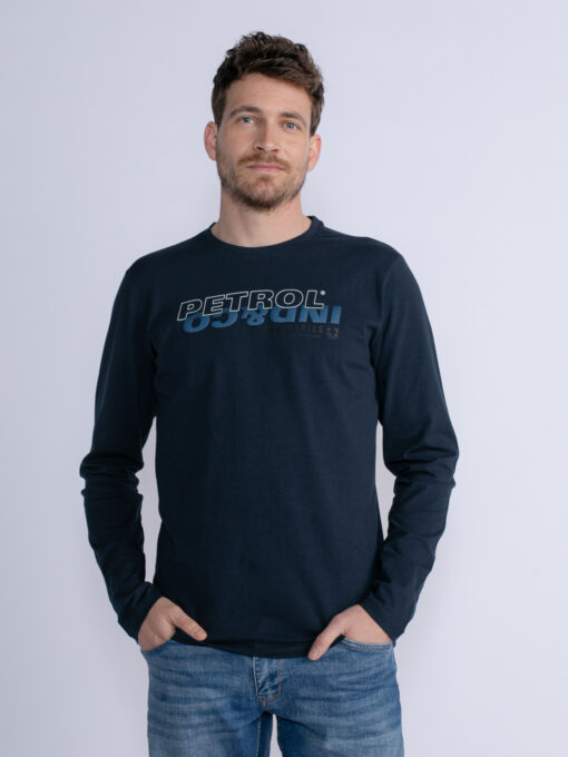 PETROL INDUSTRIES LOGO T-SHIRT WAHPETON MIDNIGHT NAVY