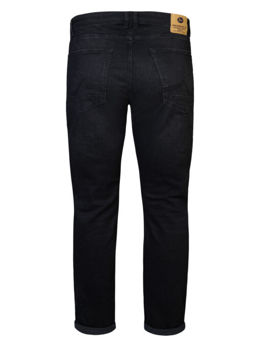 PETROL INDUSTRIES RUSSEL REGULAR TAPERED FIT JEANS BLACK STONE