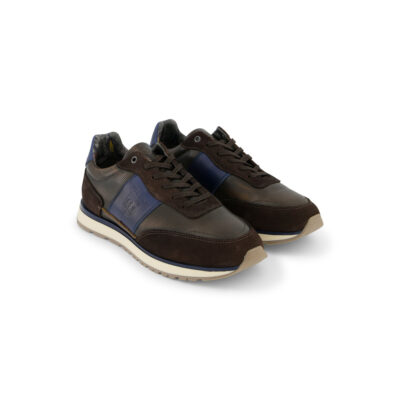 STATE OF ART CHAMBER lage sneaker cognac navy