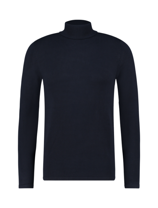 PUREWHITE ESSENTIAL KNIT TURTLENECK NAVY