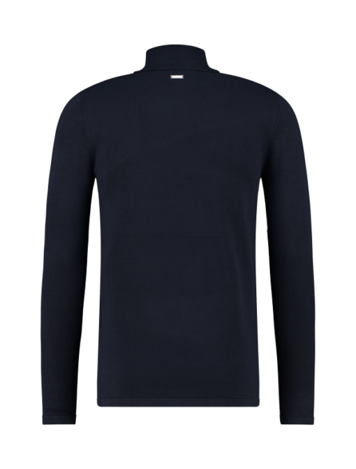 PUREWHITE ESSENTIAL KNIT TURTLENECK NAVY