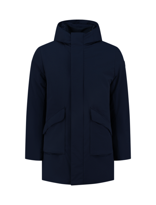 PUREWHITE TECHNICAL PARKA COAT NAVY