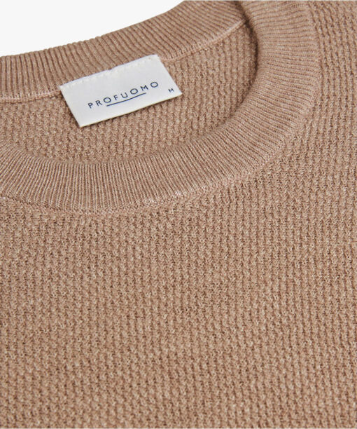 Profuomo Beige crewneck