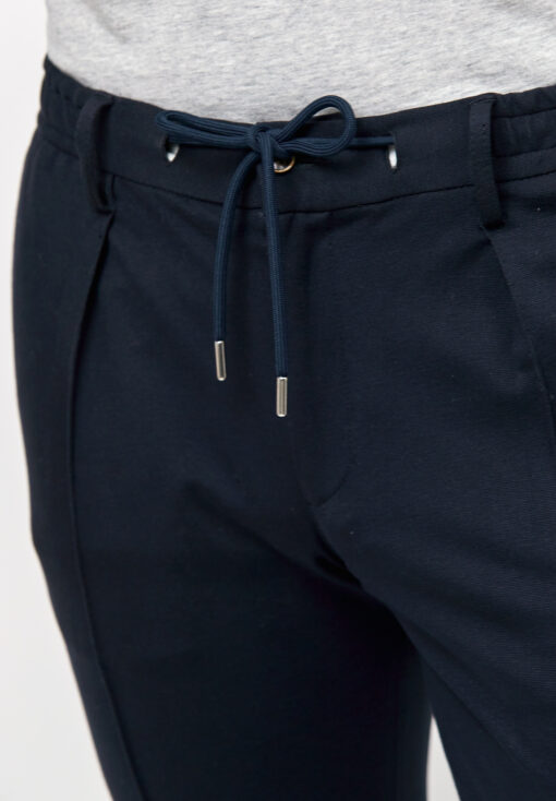 Profuomo Navy tech knitted sportcord