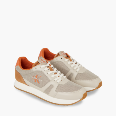 Calvin Klein Mesh Sneakers PLAZZA TAUPE/ EGGSHELL/ BROWN SUGAR 