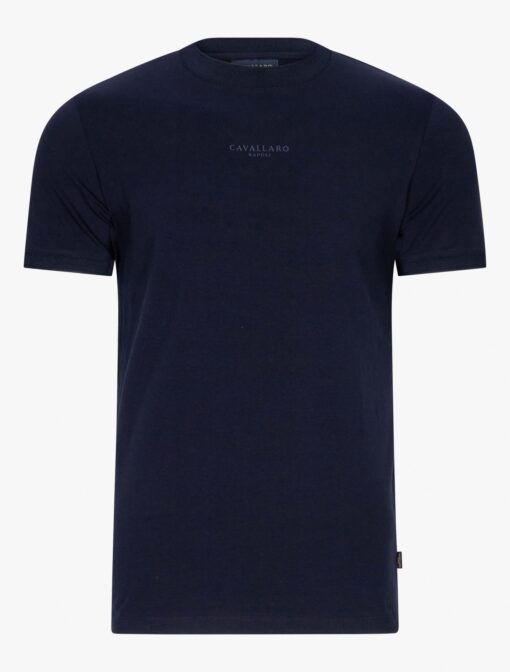 Cavallaro Napoli DARENIO T-SHIRT DONKERBLAUW