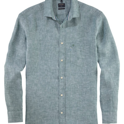 Olymp Casual Casual shirt, regular fit, Kent, Groen