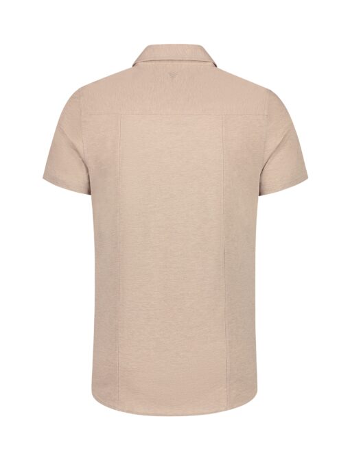 Pure Path Piqué Short Sleeve Shirt Sand