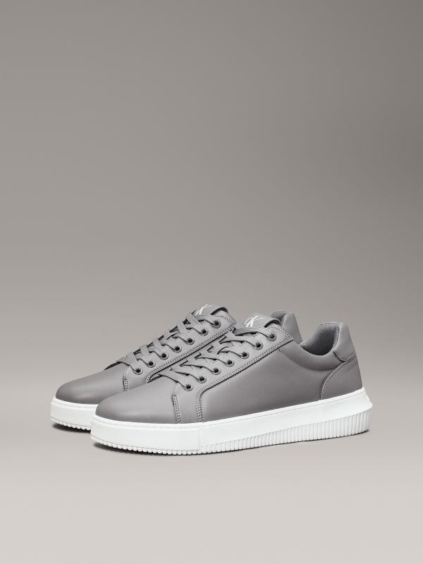 CK CHUNKY CUPSOLE CLEAN LOW Charcoal Grey/ Bright White