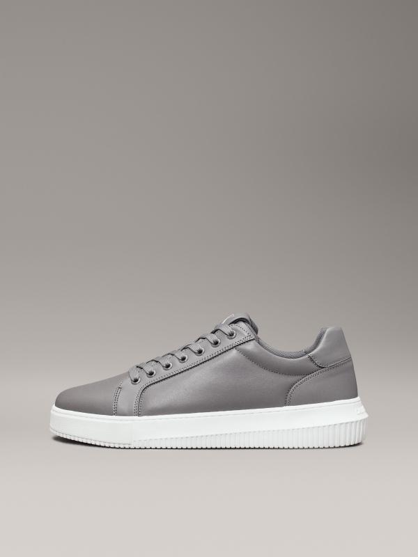 CK CHUNKY CUPSOLE CLEAN LOW Charcoal Grey/ Bright White - Afbeelding 2
