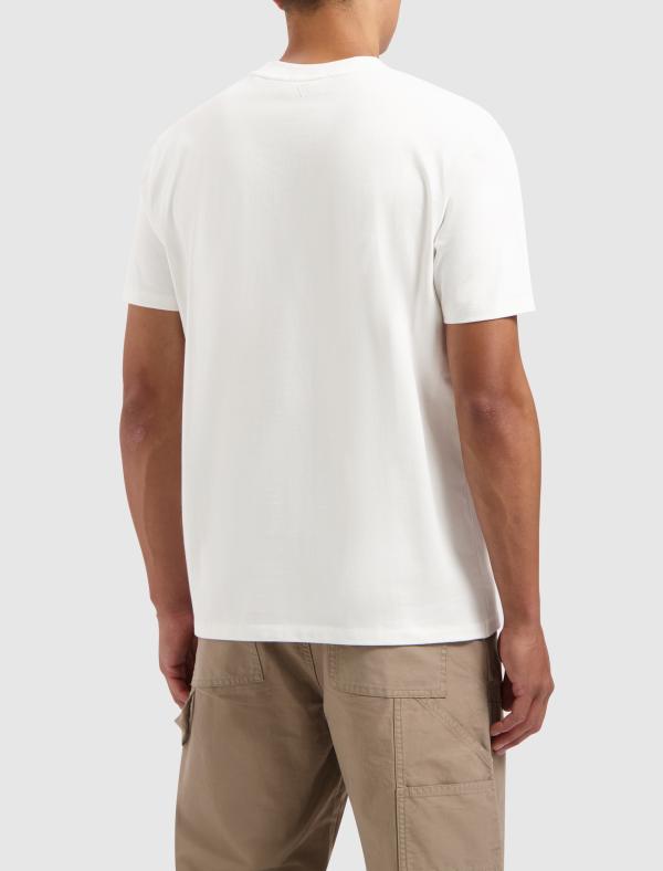 Pure Path Loose fit T-shirt Crewneck SS Off White - Afbeelding 3