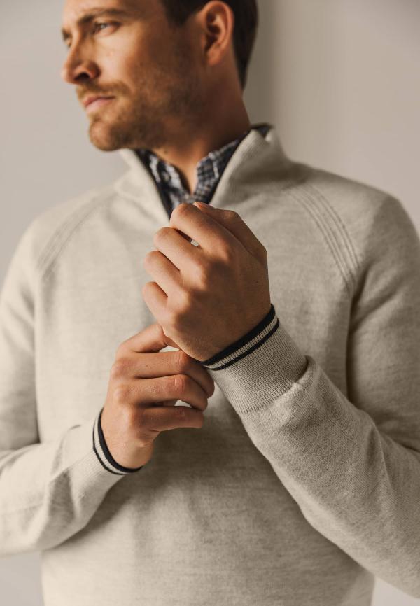 State Of Art Pullover sportzip plain Kit Uni - Afbeelding 4