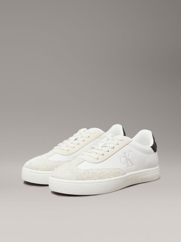 CK classic cup low laceup B White/ Creamy White/ CK Black