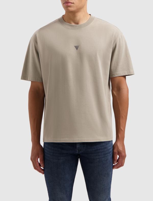 Pure Path Oversized fit T-shirt Crewneck SS Taupe