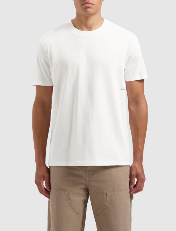 Pure Path Loose fit T-shirt Crewneck SS Off White
