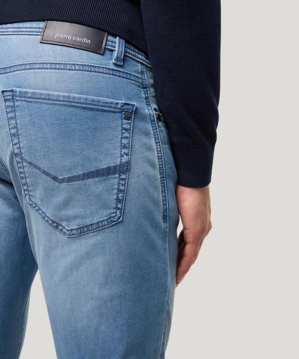 PC Lyon Tapered Fit Light Blue Used Mustache L32 - Afbeelding 3