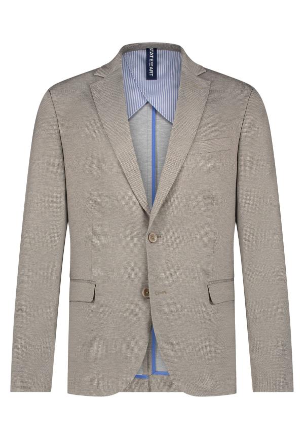 State Of Art Blazer plain half lining Beige/Kit - Afbeelding 7