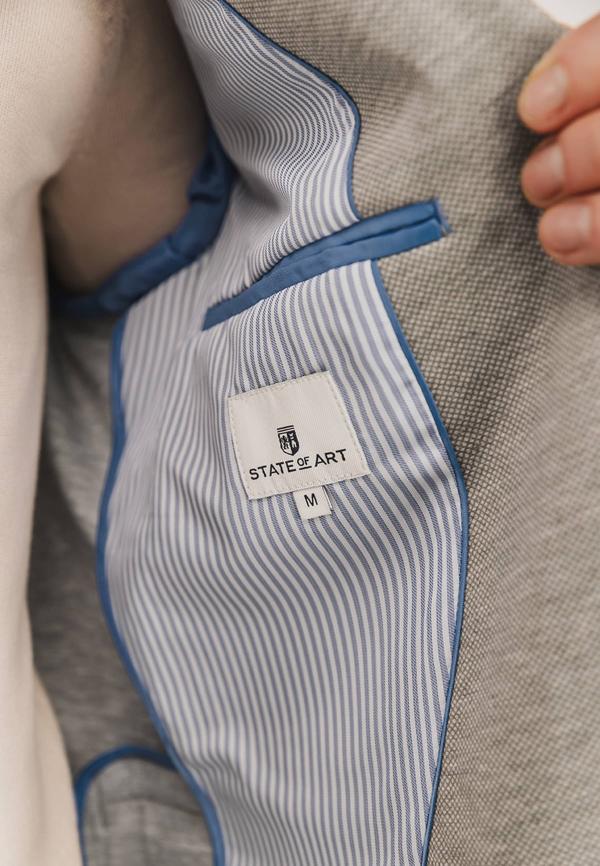 State Of Art Blazer plain half lining Beige/Kit - Afbeelding 6
