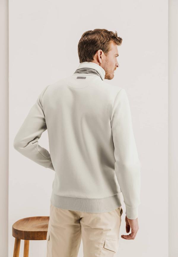 State Of Art Sweat Vest met gestepte voorzijde Kit/Sepia - Afbeelding 2