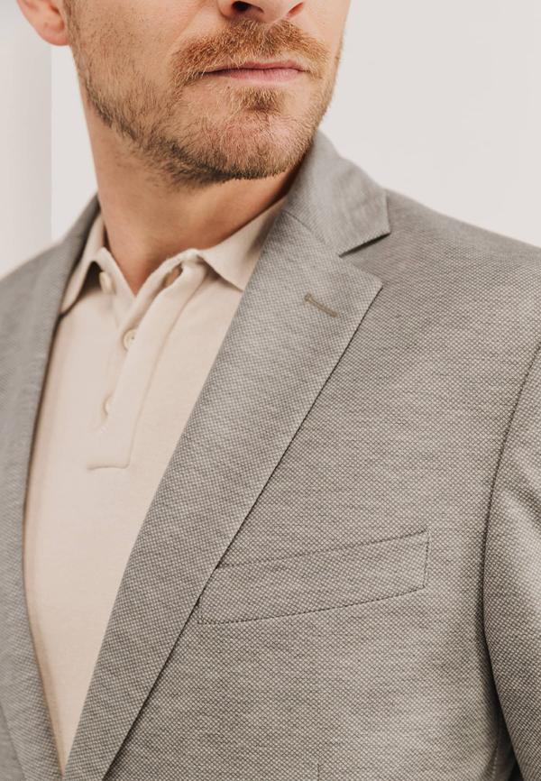 State Of Art Blazer plain half lining Beige/Kit - Afbeelding 4