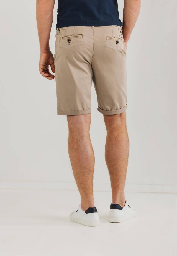 State of Art Chinoshort van katoen-stretch Beige - Afbeelding 2